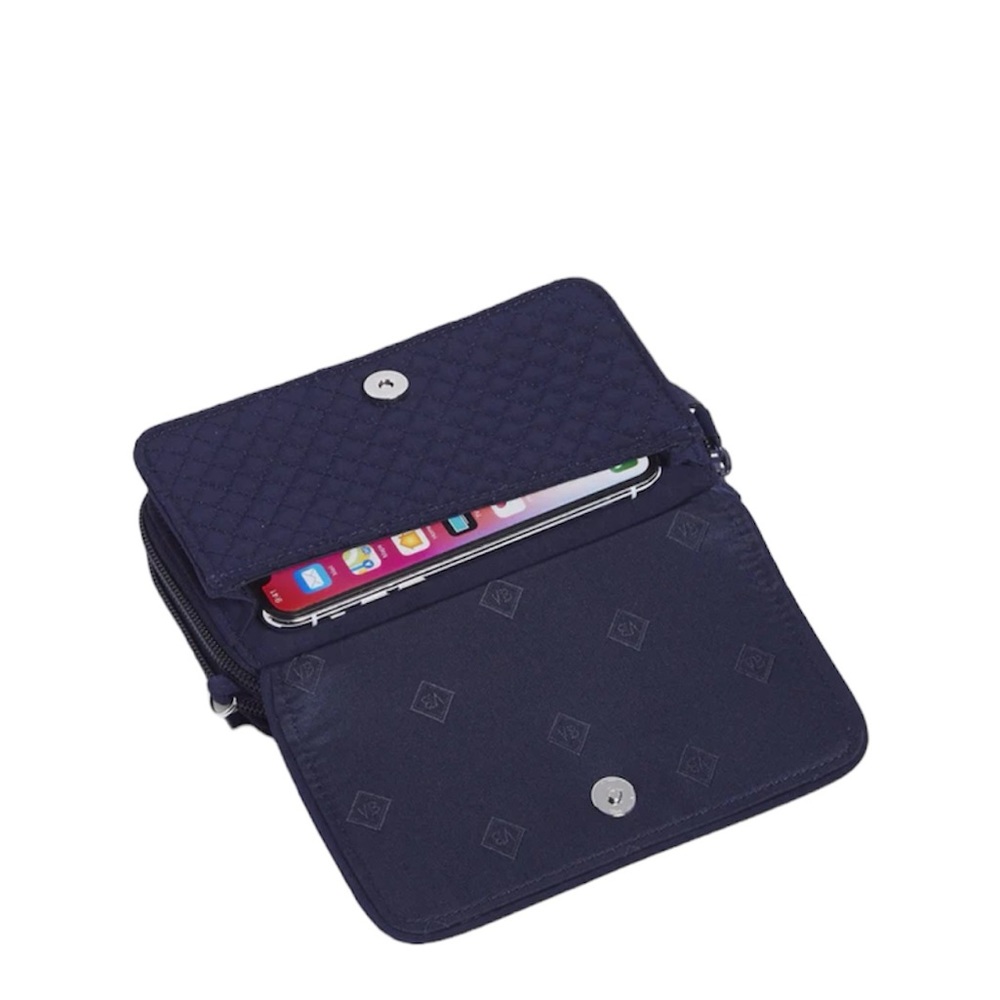 Vera Bradley Iconic RFID All-In-One Crossbody in Classic Navy (NWT) - Picture 4 of 4